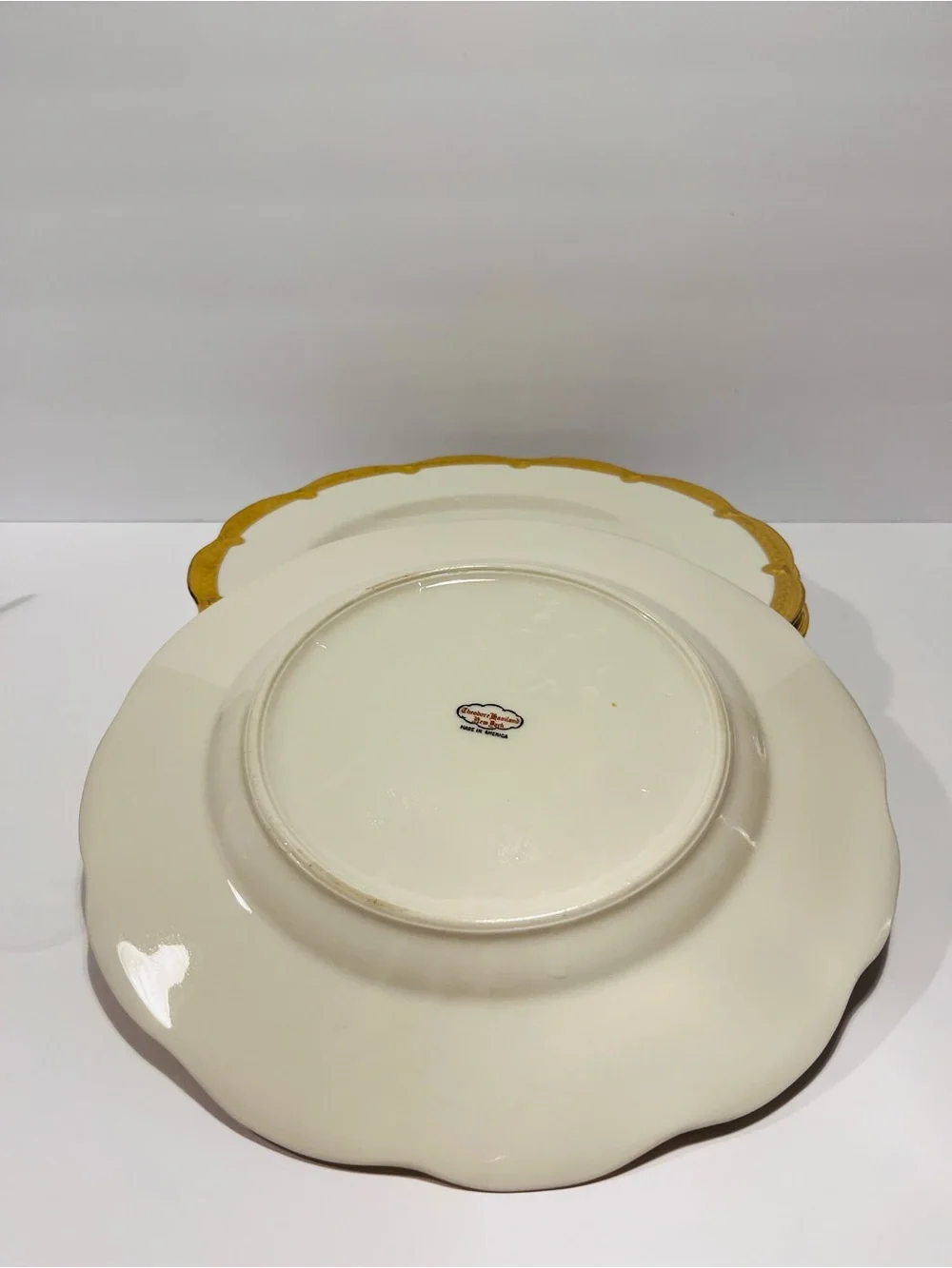 Antique Theodore Haviland New York Made in America Diner Plates Set of 5 Rare